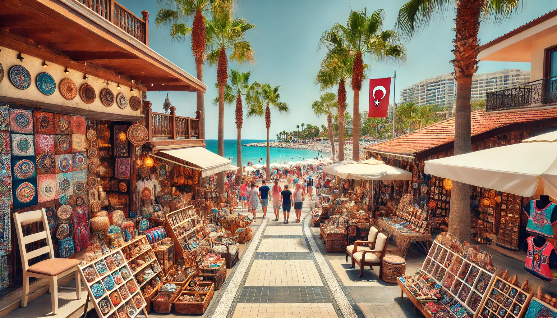 Alanya’nın özel butiklerinde el yapımı ürünler ve otantik hediyelikler.