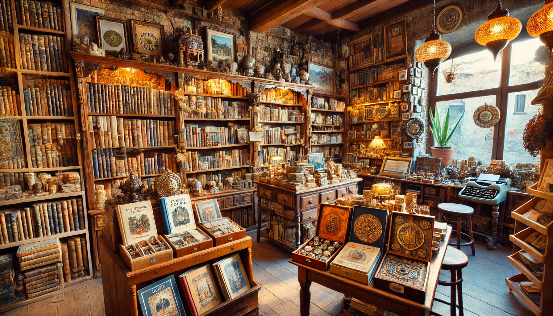 "Eski ikinci el kitaplar ve nadir koleksiyon ürünleri, Alanya’nın otantik pazar kültürünü yansıtıyor."