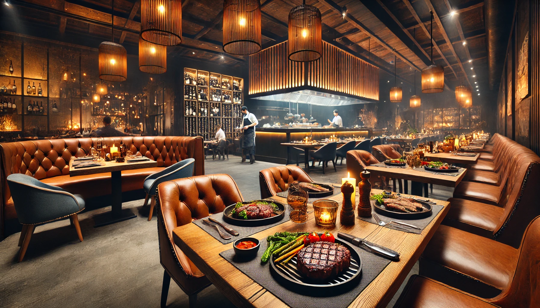 Alanya’da et severler için mükemmel lezzetler sunan steakhouse mekanları içersinden bir tanesi.