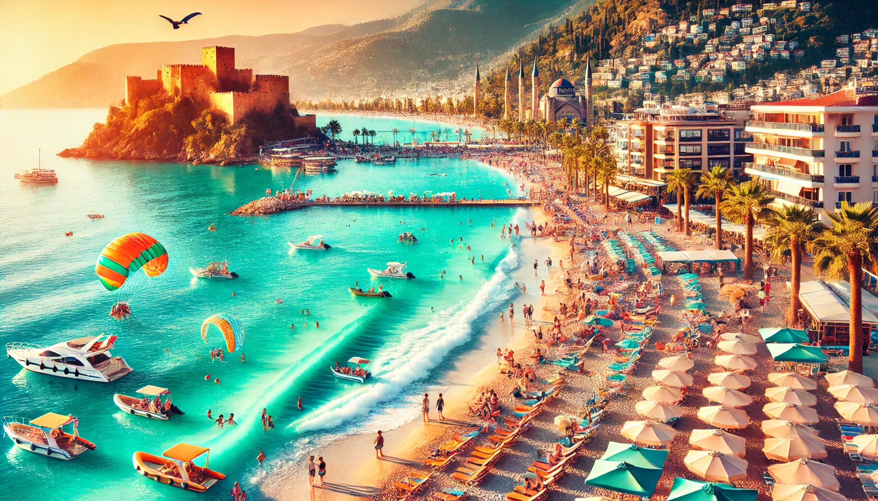 Alanya’da tatil yapmak isteyen turistler için kapsamlı gezi ve aktivite rehberi."