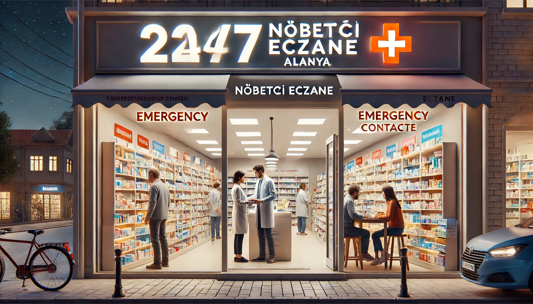Alanya’da 7/24 açık nöbetçi eczaneler ve ilaç hizmetleri hakkında bilgi."