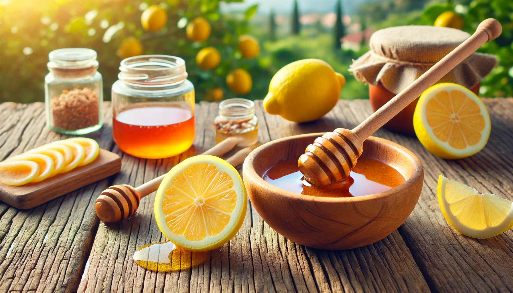 "Cildi besleyen ve aydınlatan bal ve limon maskesi tarifi."