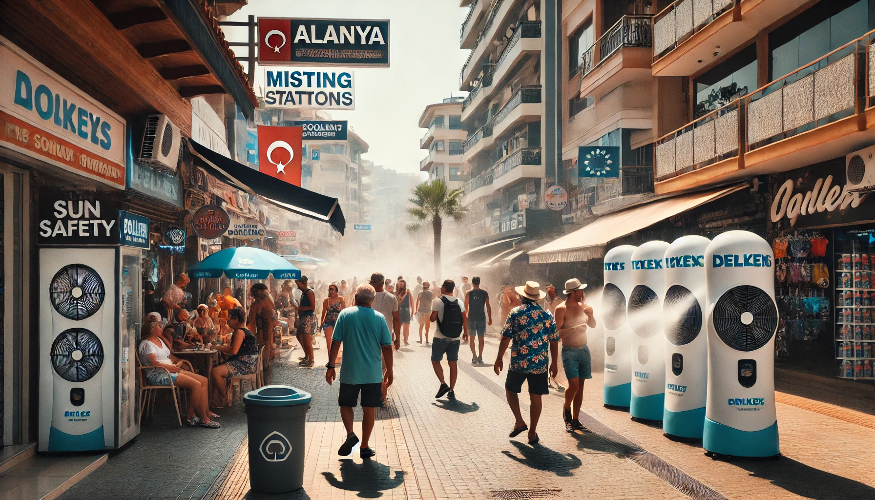 Alanya’da sıcak havalarda sağlığınızı korumanın yolları ve güneş çarpmasına karşı alınması gereken önlemler."