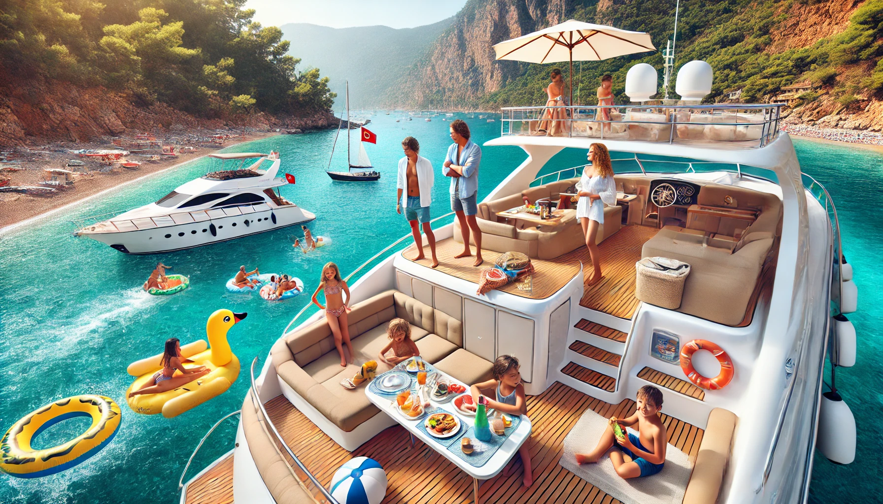 "Alanya’da aileler için güvenli ve eğlenceli tekne turları ile unutulmaz anlar yaşayın."