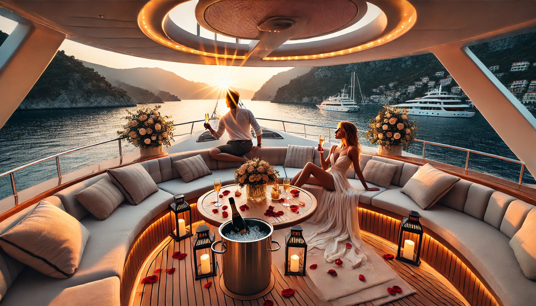 "Balayı çiftlerine özel Alanya’da romantik tekne turu ile unutulmaz anlar yaşayın."