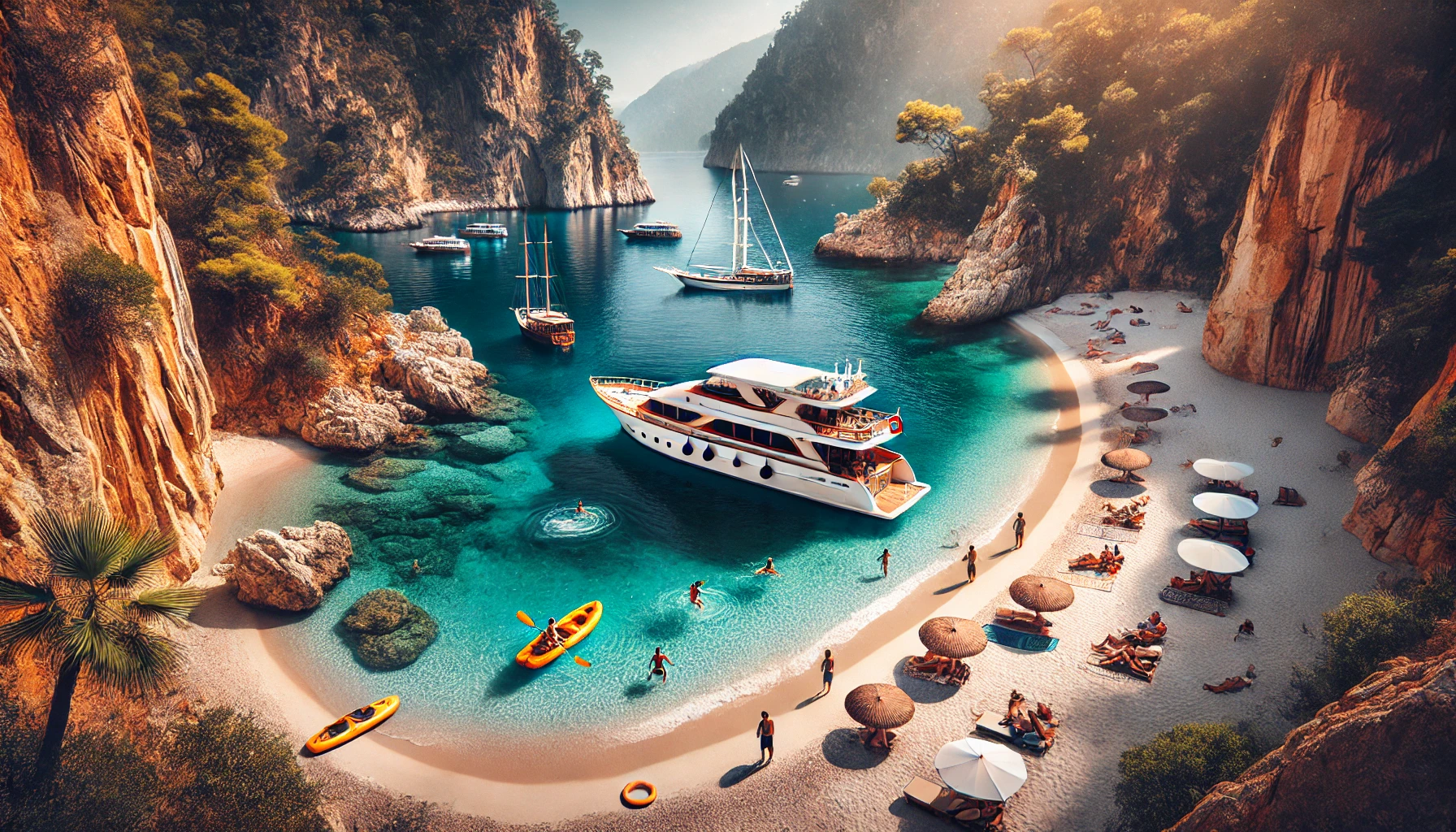 Alanya’da keşfedilmemiş gizli koylar ve saklı plajlar için en iyi tekne turları."