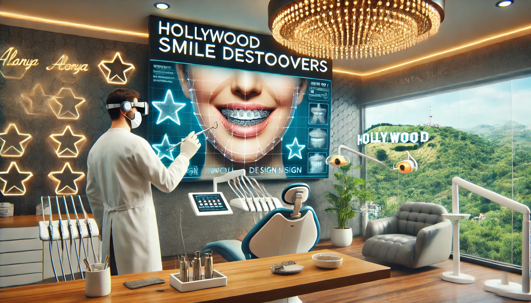 "Bembeyaz ve kusursuz bir gülümseme için Alanya’da Hollywood Smile estetik diş tedavisini keşfedin."