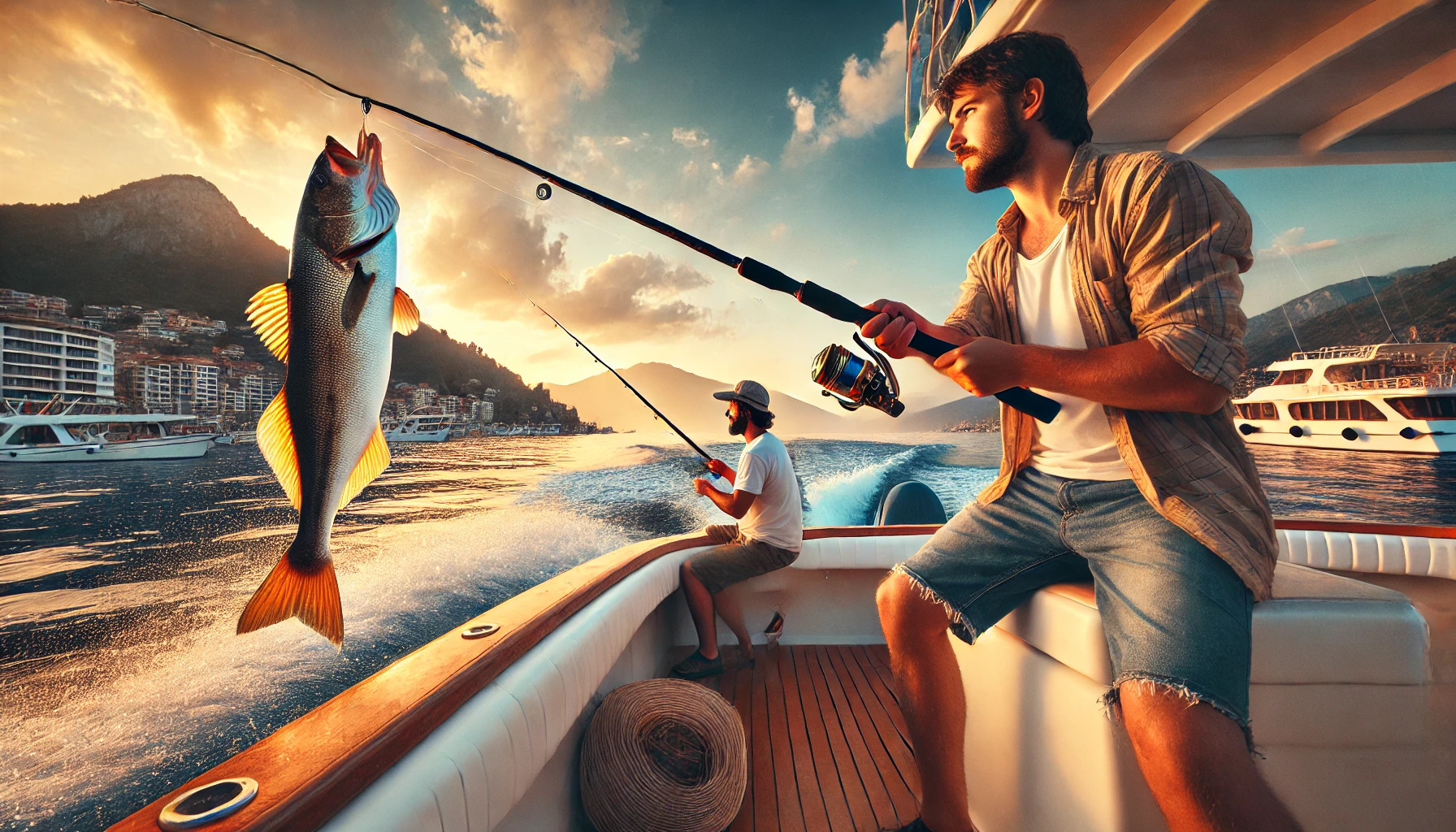 Akdeniz’in derin sularında profesyonel balıkçılar eşliğinde unutulmaz bir av turuna katılın."