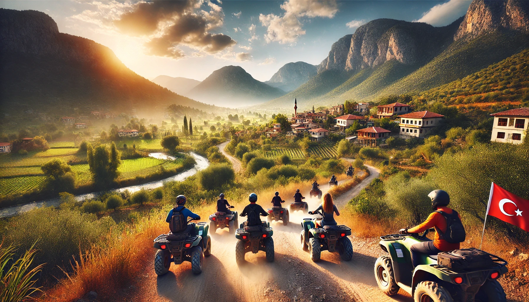 "Alanya’nın eşsiz doğal güzelliklerini ATV safari ile keşfedin, macera ve keşif dolu bir gün yaşayın."