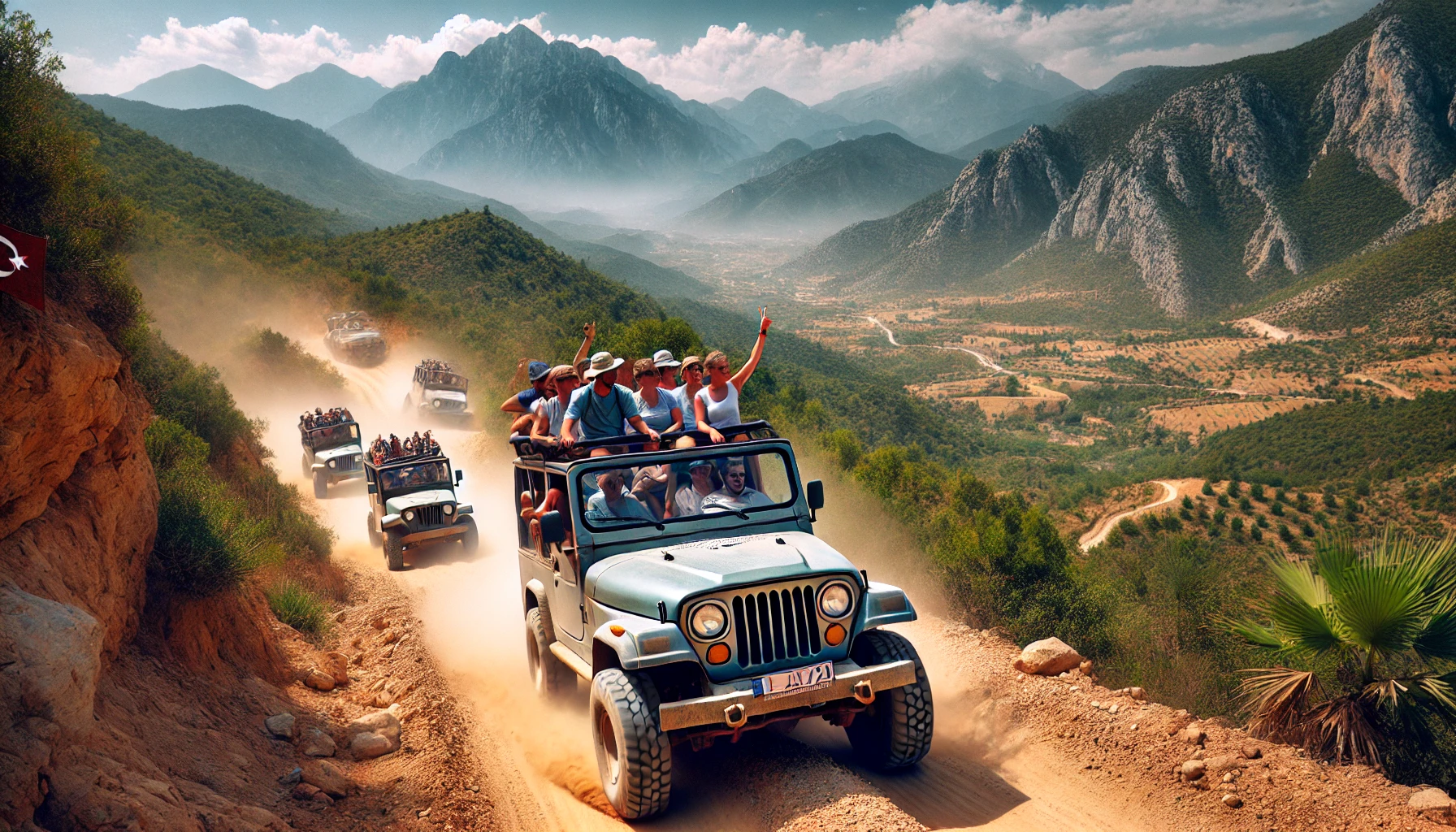 "Alanya’da Off-Road Jeep Safari ile engebeli yolları aşarak doğanın kalbine unutulmaz bir yolculuk yapın