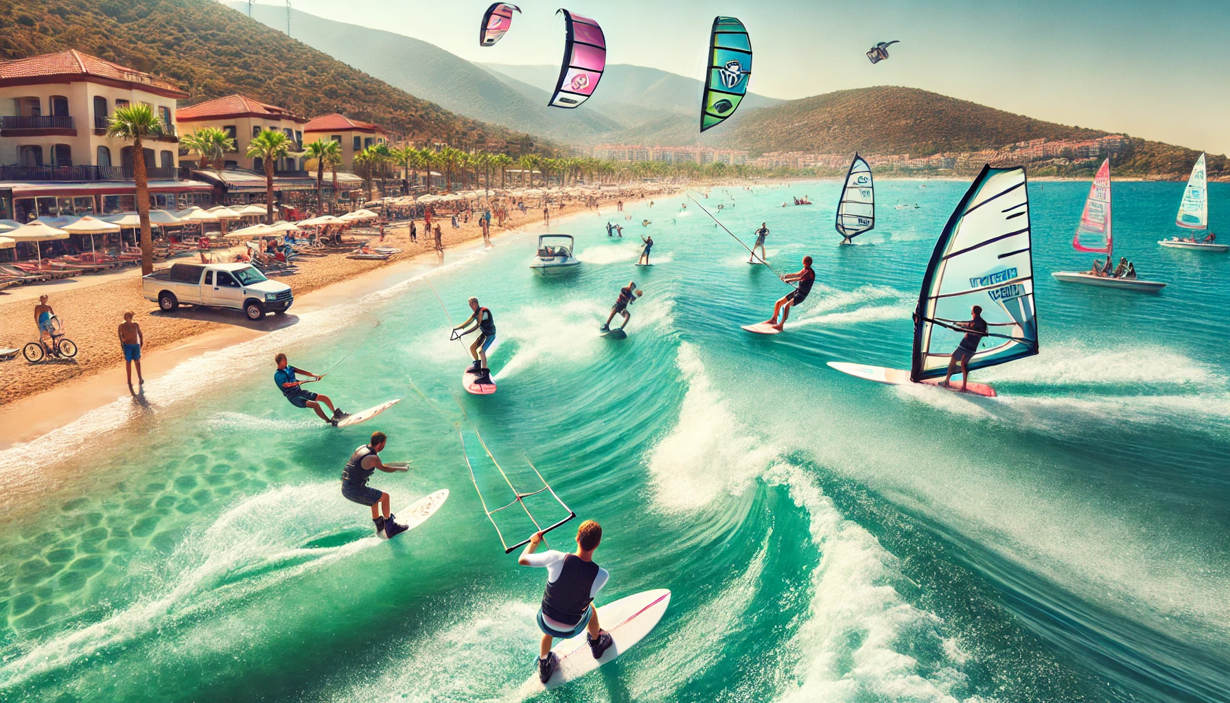 "Alanya’da wakeboard, windsurf ve paddleboard eğitimi ile su sporlarında ustalaşın."