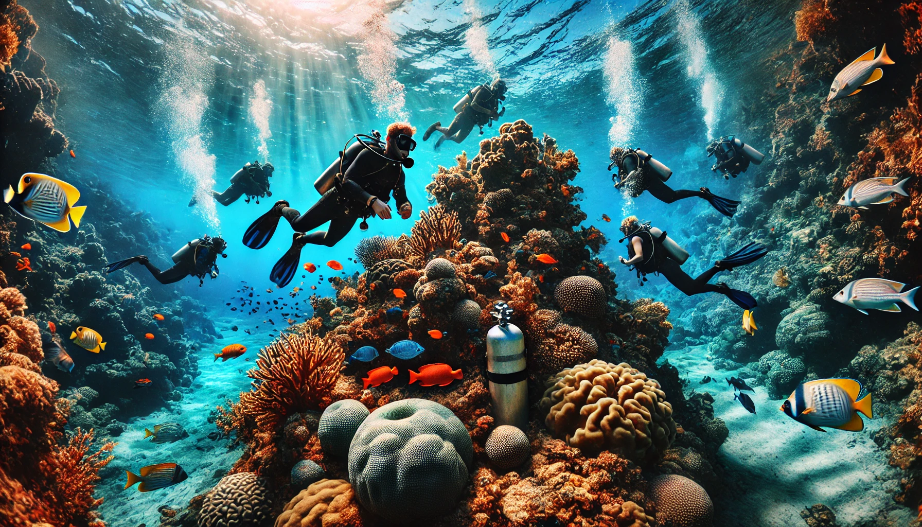 "Alanya’da tüplü dalış yaparak Akdeniz’in büyüleyici su altı dünyasını keşfedin."