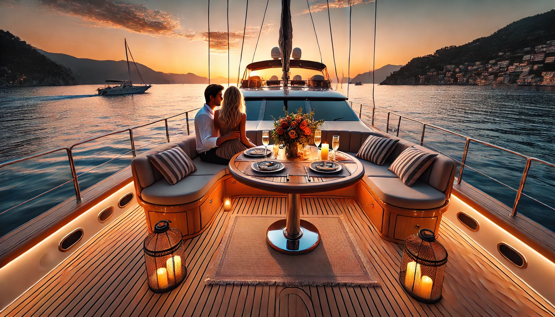 "Balayı çiftleri için Alanya’da özel yat turu ile romantik anlar yaşayın."