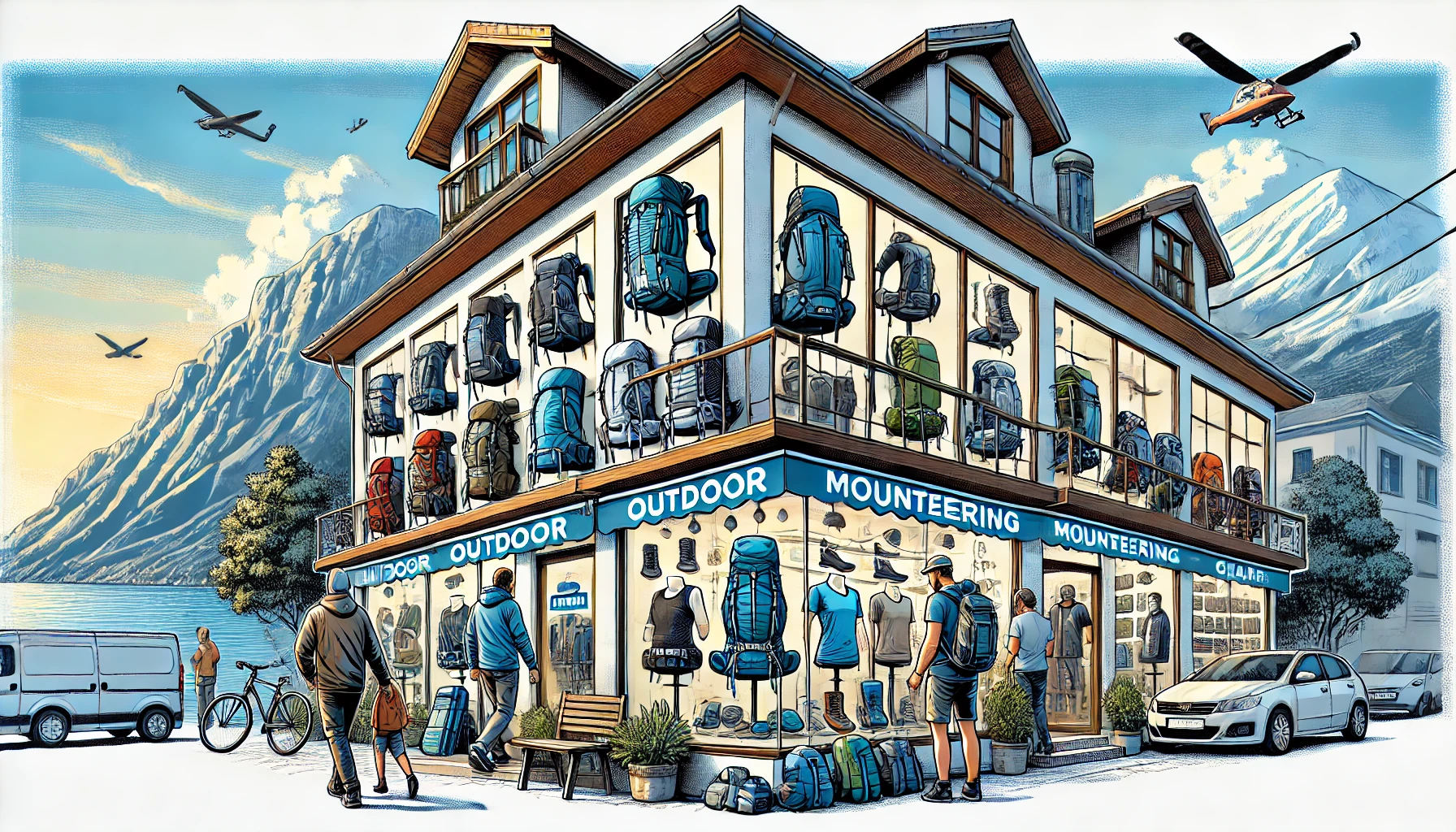 "Dağcılık ve outdoor sporları için Alanya’da geniş ürün yelpazesi sunan mağazalar."