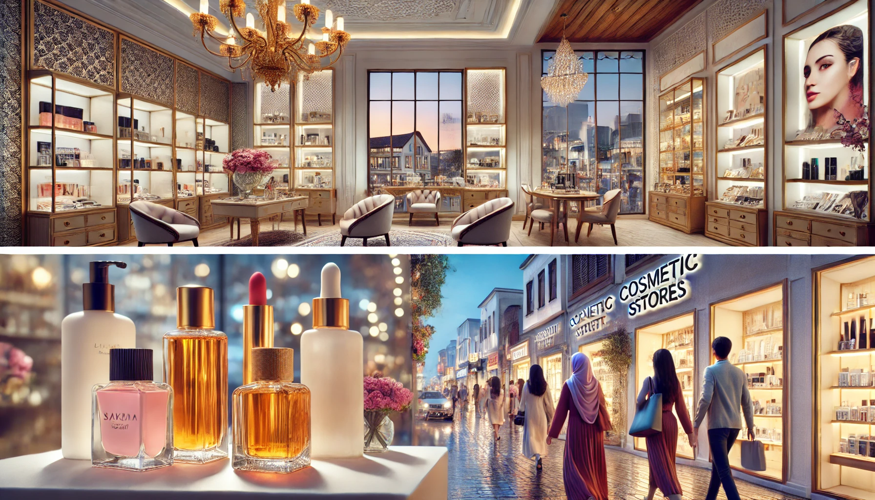 Alanya’daki lüks kozmetik mağazaları, yabancı turistlerin gözdesi oluyor.