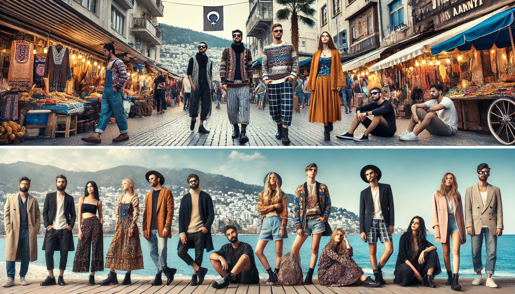 Alanya sokaklarında modayı yansıtan yerel ve global tarzlar sizi bekliyor.