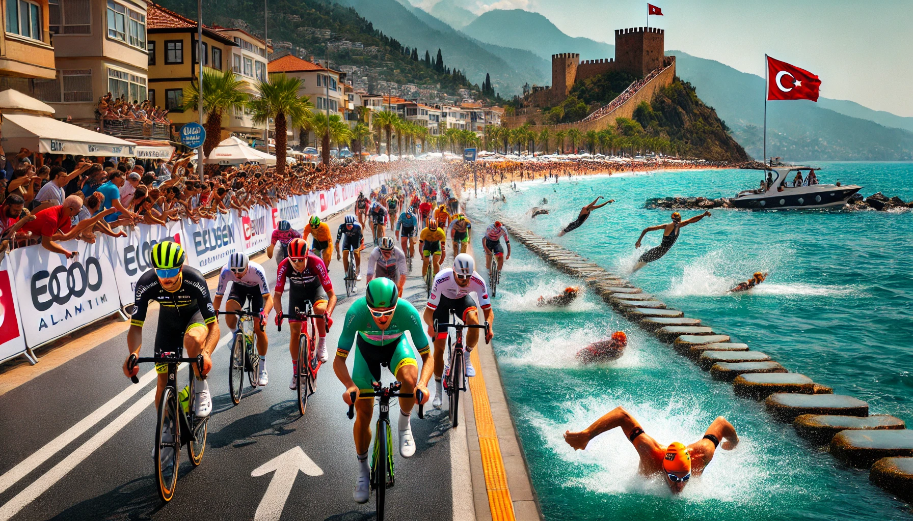 "Alanya’da açık hava spor etkinlikleriyle enerji dolu anlar yaşanıyor."