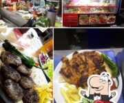 Duman Kebap & Döner Alanya restoran girişi ve ocakta pişen döner görüntüsü