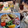 Alanya Çapulcu Kebab’ta közde pişirilmiş karışık kebap tabağı, pilav ve salata eşliğinde servis ediliyor