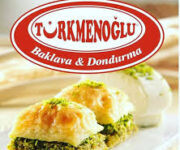 Türkmenoğlu Dondurma & Baklava Mahmutlar’da fıstıklı baklava ve dondurma servisi