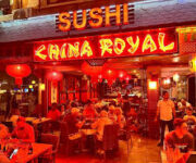 “China Royal & Sushi Royal Restaurant’ta şık ortamda Uzak Doğu mutfağı ve taze sushi çeşitleri.”