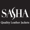 Sasha Leather mağazasında sergilenen şık deri ceketler, çantalar ve kürk detaylı montlarla lüks bir alışveriş atmosferi.