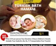 "Focus Hamam – geleneksel Türk hamamı kültürünü modern hizmetlerle birleştiren rahatlatıcı spa merkezi."