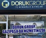 Doruk Emlak & İç Mimarlık’ın Alanya’daki modern konut projeleri ve iç mimarlık hizmetlerini gösteren görsel
