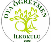 Oya Öğretmen İlkokulu binası ve ön bahçesi.