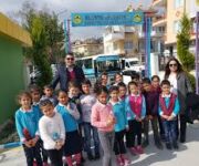 Alantur Ayhan Şahenk İlkokulu sınıf içi eğitim anı.