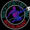 Beach Sport Cafe Bar & Restaurant’ta deniz manzaralı oturma alanı ve ferah bir atmosferde sunulan yemekler.