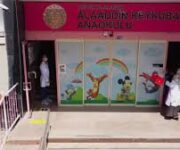 Alaattin Keykubat Anaokulu binası, renkli tasarımı ve çocuklara yönelik güvenli, eğitici ortamıyla dikkat çeken okul.