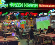 Greenheaven’de doğa ile iç içe huzurlu bir ortamda sunulan lezzetli yemekler.