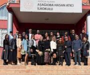 Aşağı Oba Hasan Atıcı İlköğretim Okulu binası, modern sınıfları ve öğrencilere güvenli, destekleyici öğrenme ortamı sunan ilkokul.