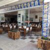 Meram Restaurant Alanya dış mekân oturma alanı ve Akdeniz manzaralı restoran görünümü