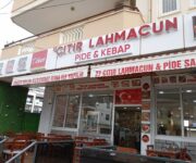 27 Çıtır Lahmacun Pide ve Kebap Salonu Alanya ön cephesi ve restoran tabelası
