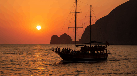 Alanya Gün Batımı Tekne Turu