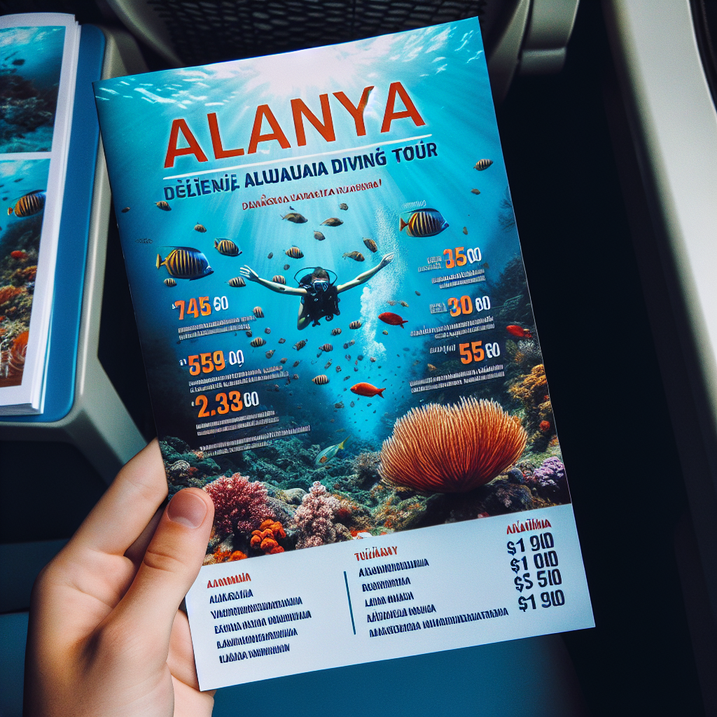 Alanya Dalis Tur fiyatları ve detaylarını gösteren broşür