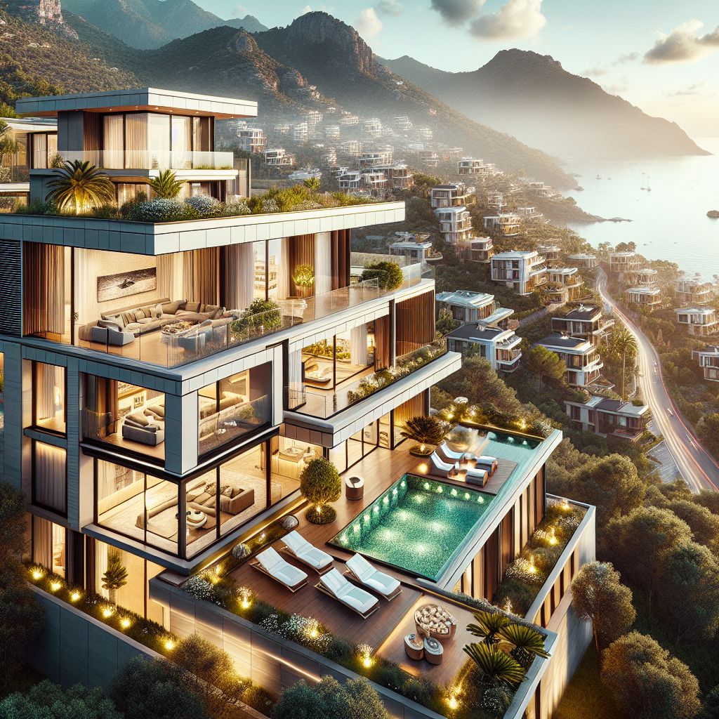 Alanya Emlakçı Kavi property showcasing modern architecture and beautiful surroundings