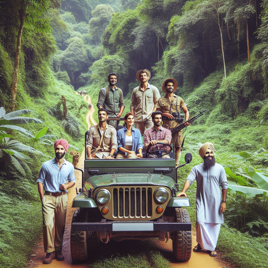 Alanya Rafting ve Jeep Safari, jeep safari yapan grup