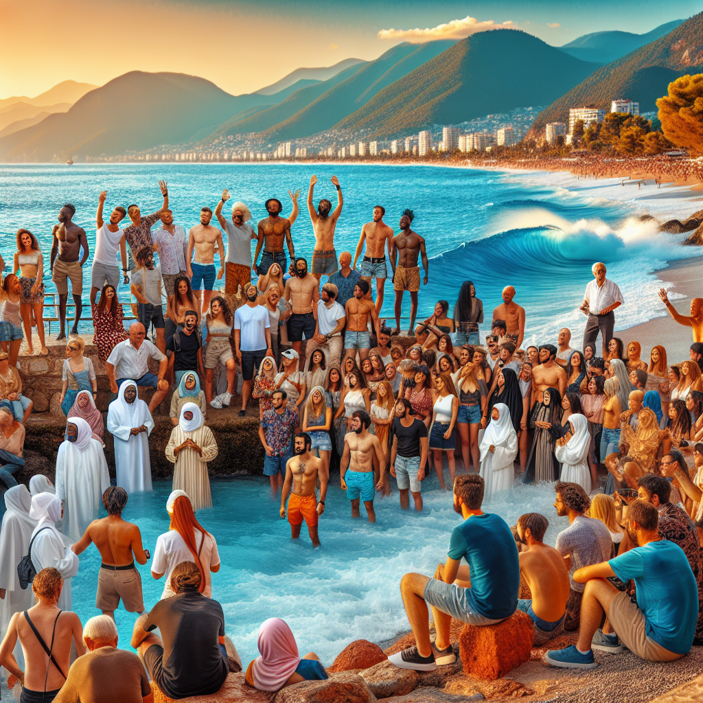 Alanya turu çevresinde turistler Anadolu Ateşi tecrübe ediyor