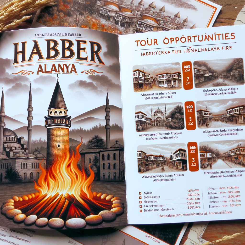 Haber-20 Alanya Anadolu Ateşi tur fırsatları ile dolu bir broşür