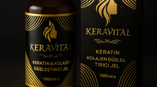 Keratin uygulaması sonrası saç düzleştirici ile şekillendirilen parlak ve düz saç görünümü.