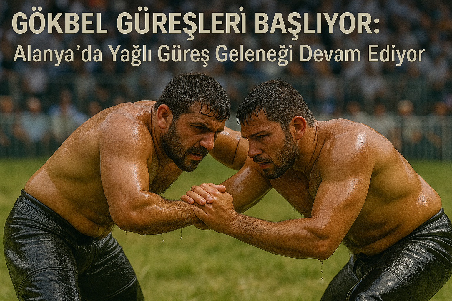 Gökbel Yaylası’nda geleneksel kıyafetleriyle yağlı güreşe hazırlanan pehlivanlar 