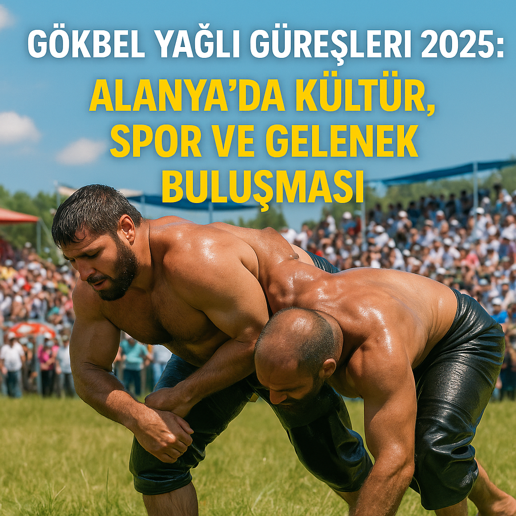 Gökbel Güreşleri’nde başpehlivanlık için çayıra çıkan iki pehlivanın kıran kırana mücadelesi