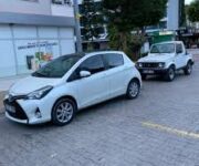 “Galaxy Rent a Car Alanya ofisi ve kiralık araç filosu.”