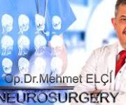 “Op. Dr. Mehmet Elçi beyin ve sinir cerrahisi kliniğinde modern muayene ve tedavi ortamında hizmet verirken.”
