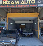 “Nizam Auto Boyasız Göçük Düzeltme Mini Onarım Merkezi’nde araçların göçük düzeltme ve mini onarım işleminin yapıldığı servis alanı.”