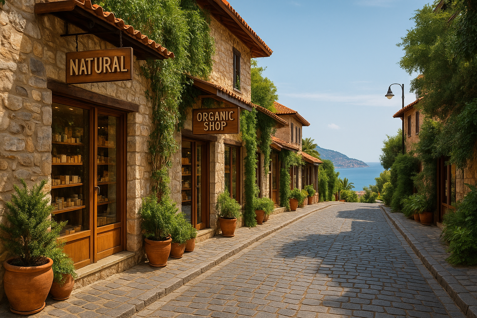 Alanya’da satılan organik makyaj ve cilt bakım ürünlerine ait tanıtım listesi