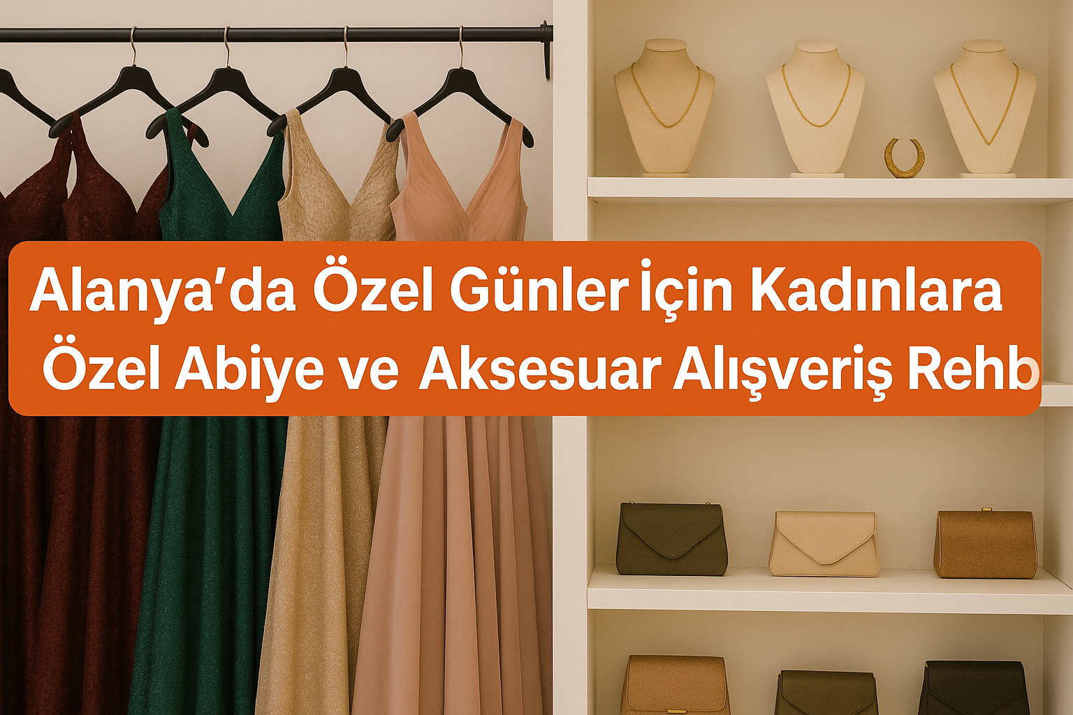 Alanya’da kadınlar için özel gün abiyeleri ve takı alışverişi rehberi